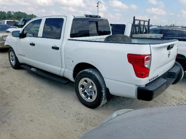 1N6AA1EJ6JN528930 - 2018 NISSAN TITAN S WHITE photo 3