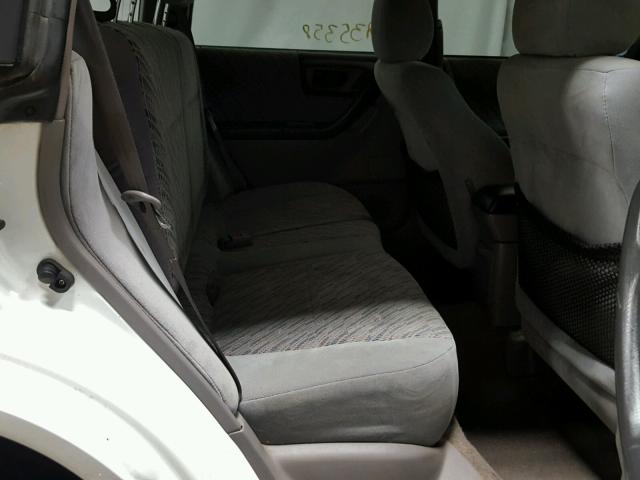 JF1SF6550XH727705 - 1999 SUBARU FORESTER S WHITE photo 6