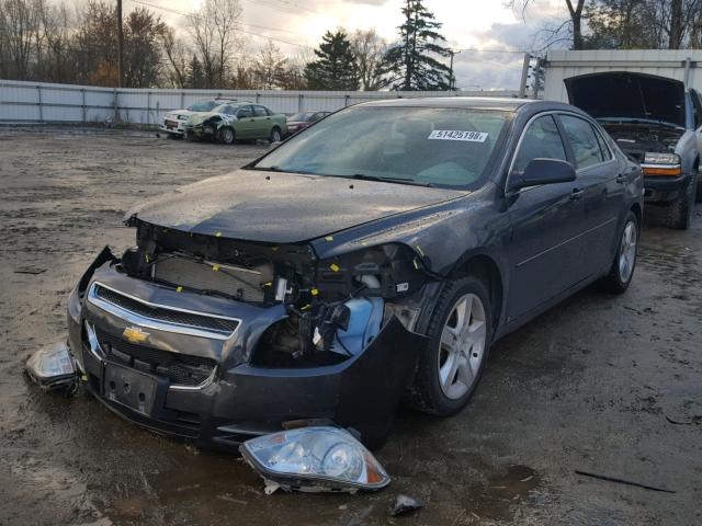 1G1ZG57B09F223679 - 2009 CHEVROLET MALIBU LS BLACK photo 2