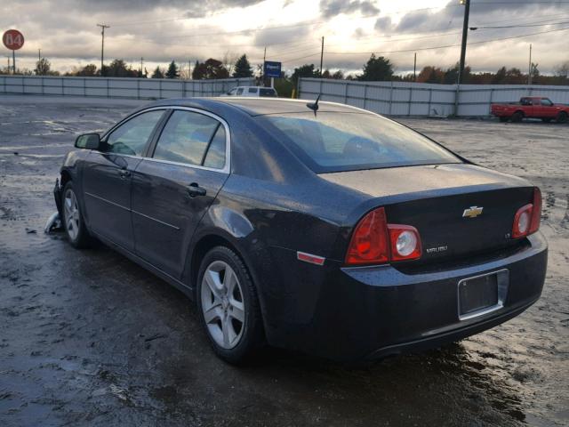 1G1ZG57B09F223679 - 2009 CHEVROLET MALIBU LS BLACK photo 3