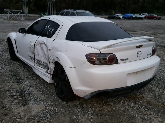 JM1FE17N450145410 - 2005 MAZDA RX8 WHITE photo 3