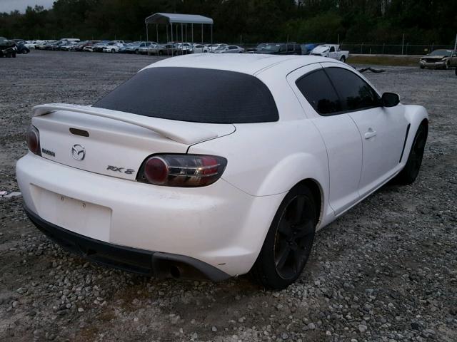 JM1FE17N450145410 - 2005 MAZDA RX8 WHITE photo 4