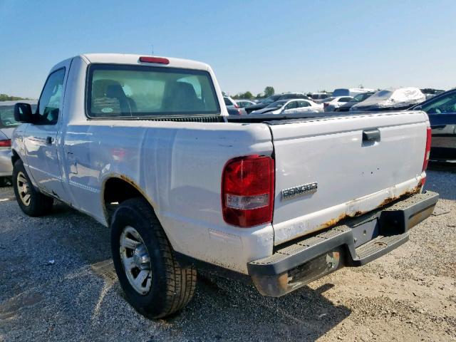 1FTYR10D88PA08769 - 2008 FORD RANGER WHITE photo 3