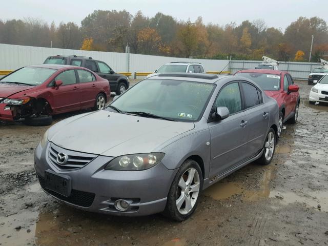 JM1BK323551312389 - 2005 MAZDA 3 S GRAY photo 2