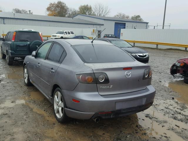 JM1BK323551312389 - 2005 MAZDA 3 S GRAY photo 3