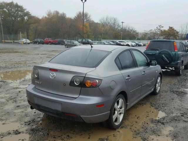 JM1BK323551312389 - 2005 MAZDA 3 S GRAY photo 4