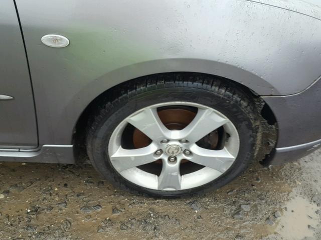 JM1BK323551312389 - 2005 MAZDA 3 S GRAY photo 9