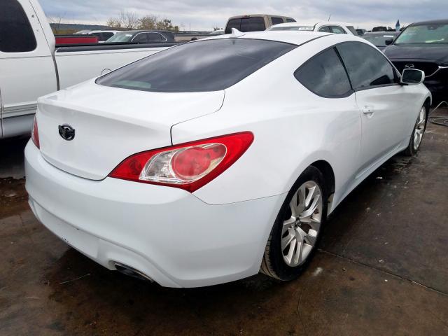 KMHHT6KD1EU117112 - 2014 HYUNDAI GENESIS CO WHITE photo 4