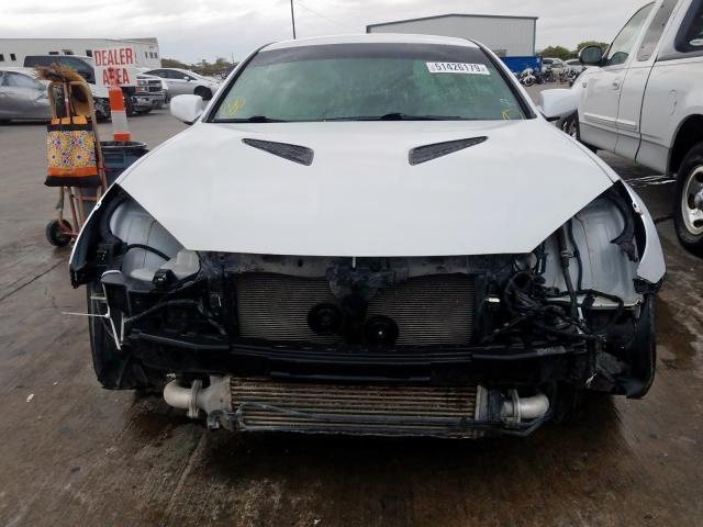 KMHHT6KD1EU117112 - 2014 HYUNDAI GENESIS CO WHITE photo 9