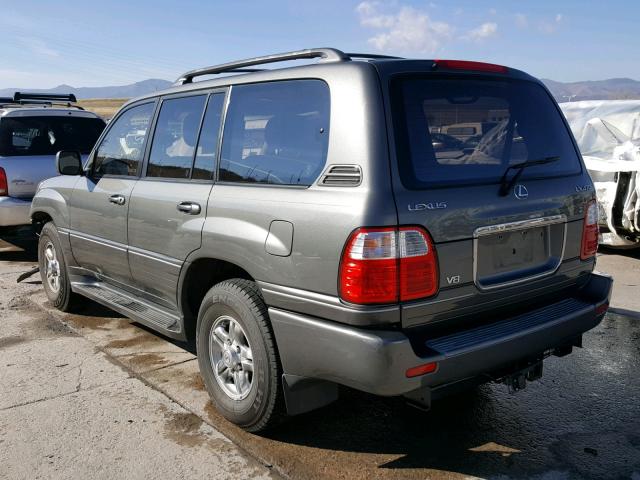 JTJHT00W123522245 - 2002 LEXUS LX 470 CHARCOAL photo 3