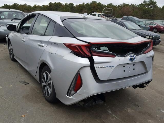 JTDKARFP5H3038641 - 2017 TOYOTA PRIUS PRIM ვერცხლისფერი ფოტო 3