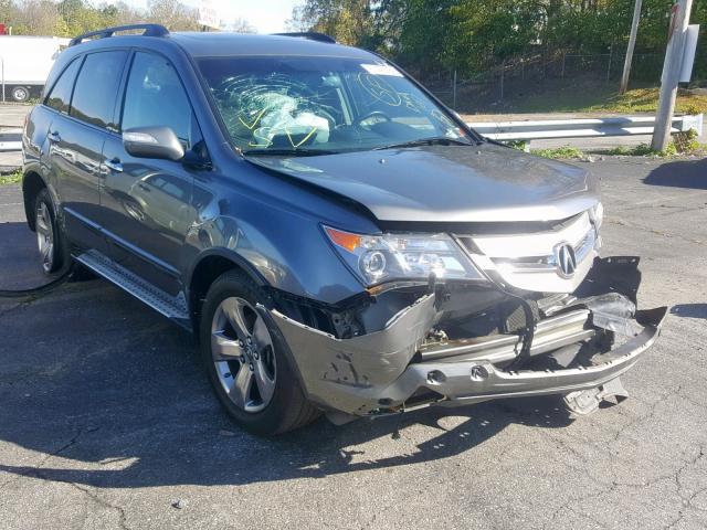 2HNYD28508H511762 - 2008 ACURA MDX SPORT GRAY photo 1