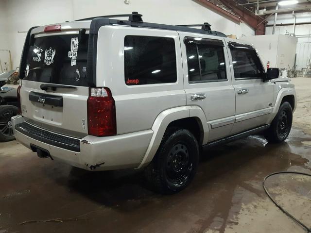 1J8HG48K28C149749 - 2008 JEEP COMMANDER GRAY photo 4