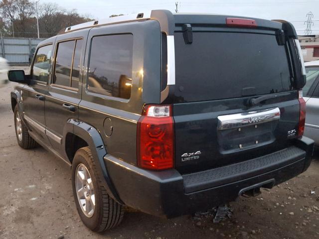 1J8HG58256C129465 - 2006 JEEP COMMANDER BLUE photo 3