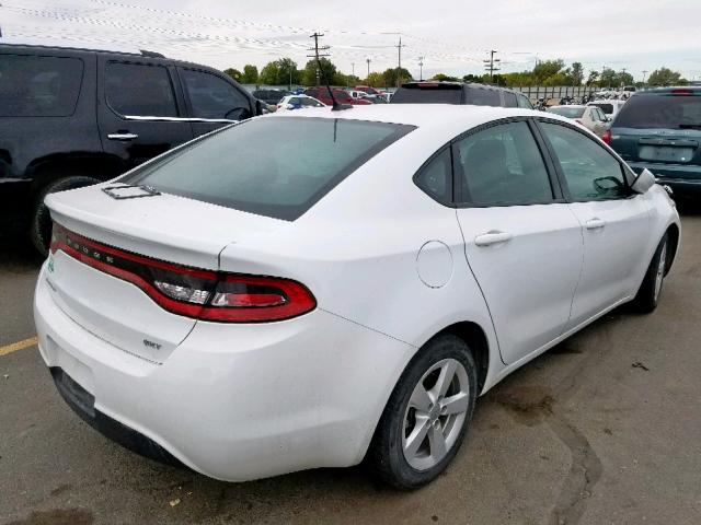 1C3CDFBB0GD660887 - 2016 DODGE DART SXT WHITE photo 4