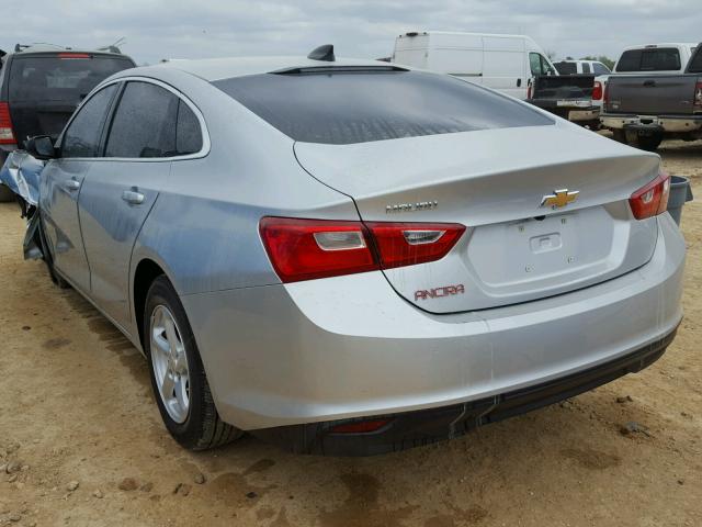 1G1ZB5ST6JF147078 - 2018 CHEVROLET MALIBU LS 银色 照片 3