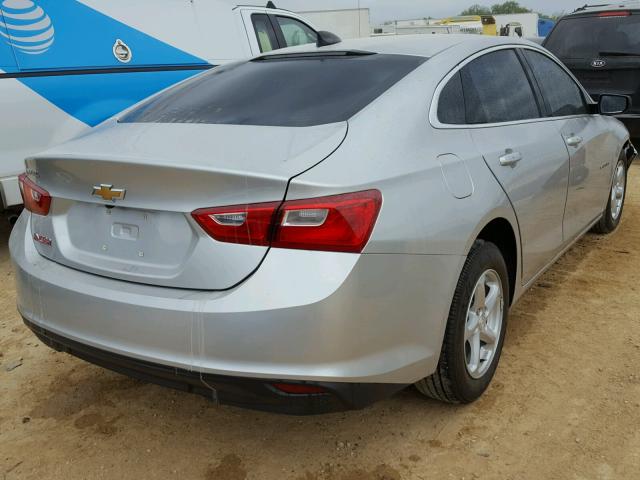 1G1ZB5ST6JF147078 - 2018 CHEVROLET MALIBU LS 银色 照片 4
