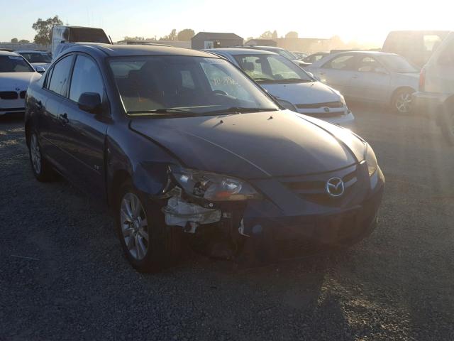 JM1BK324581795279 - 2008 MAZDA 3 S BLUE photo 1