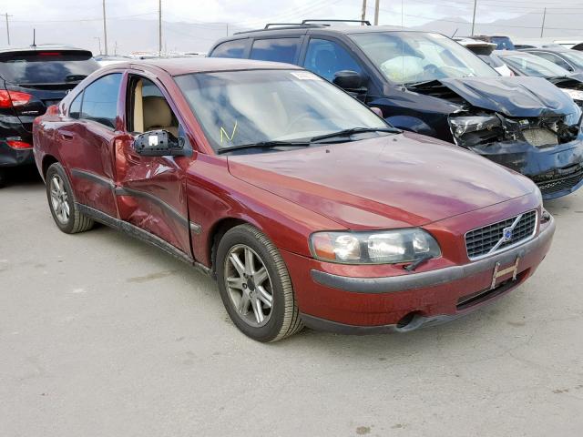 YV1RS61R522179137 - 2002 VOLVO S60 RED photo 1