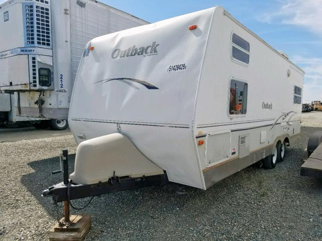 4YDT26R276G916721 - 2006 KEYSTONE OUTBACK WHITE photo 2