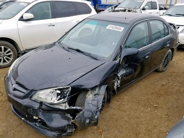 2HHES36855H103445 - 2005 ACURA 1.7EL PREM BLACK photo 2