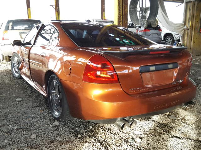 2G2WR524541139262 - 2004 PONTIAC GRAND PRIX ORANGE photo 3