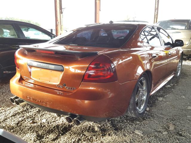 2G2WR524541139262 - 2004 PONTIAC GRAND PRIX ORANGE photo 4