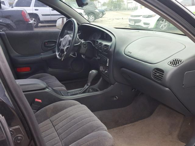 1G2WP52K21F165293 - 2001 PONTIAC GRAND PRIX Սև լուսանկար 5