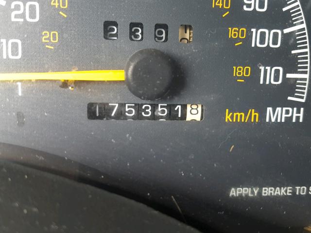 1G2WP52K21F165293 - 2001 PONTIAC GRAND PRIX Սև լուսանկար 8