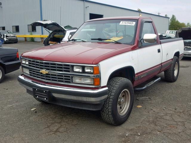 1GCDK14K2JE183547 - 1988 CHEVROLET GMT-400 K1 TWO TONE photo 2