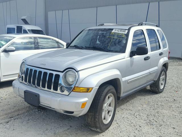 1J4GK58K27W506782 - 2007 JEEP LIBERTY LI SILVER photo 2