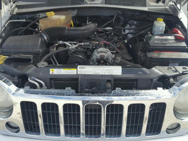 1J4GK58K27W506782 - 2007 JEEP LIBERTY LI SILVER photo 7