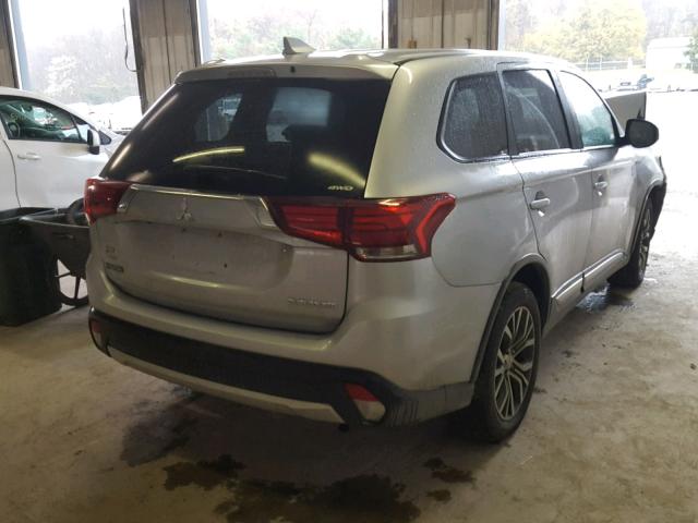 JA4AZ2A39HZ000689 - 2017 MITSUBISHI OUTLANDER SILVER photo 4