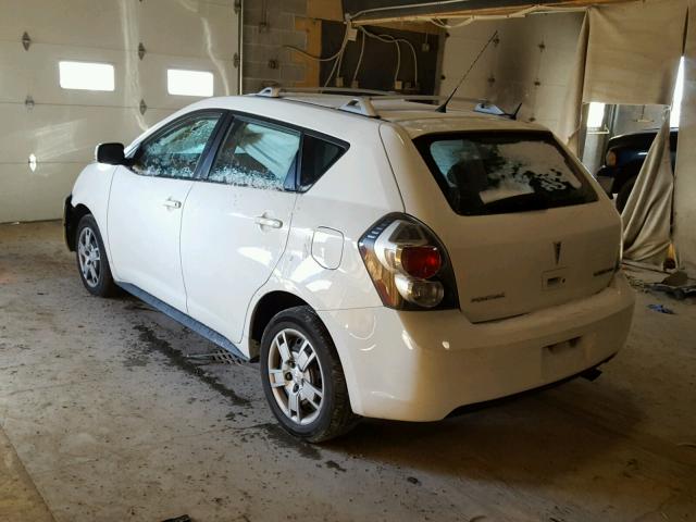 5Y2SM67039Z424514 - 2009 PONTIAC VIBE WHITE photo 3