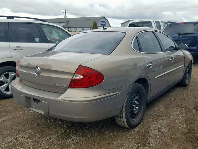 2G4WC582X71172972 - 2007 BUICK LACROSSE C TAN photo 4