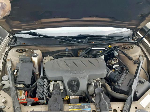 2G4WC582X71172972 - 2007 BUICK LACROSSE C TAN photo 7