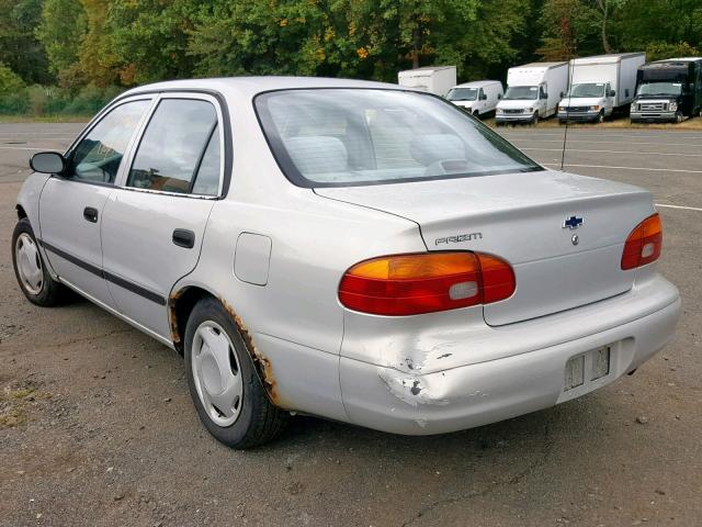 1Y1SK52861Z408384 - 2001 CHEVROLET GEO PRIZM ვერცხლისფერი ფოტო 3