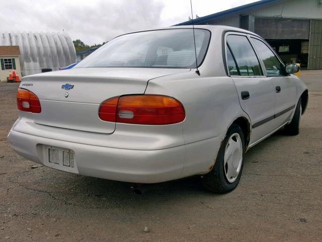 1Y1SK52861Z408384 - 2001 CHEVROLET GEO PRIZM ვერცხლისფერი ფოტო 4