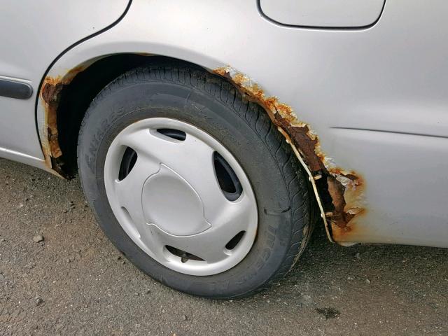 1Y1SK52861Z408384 - 2001 CHEVROLET GEO PRIZM ვერცხლისფერი ფოტო 9