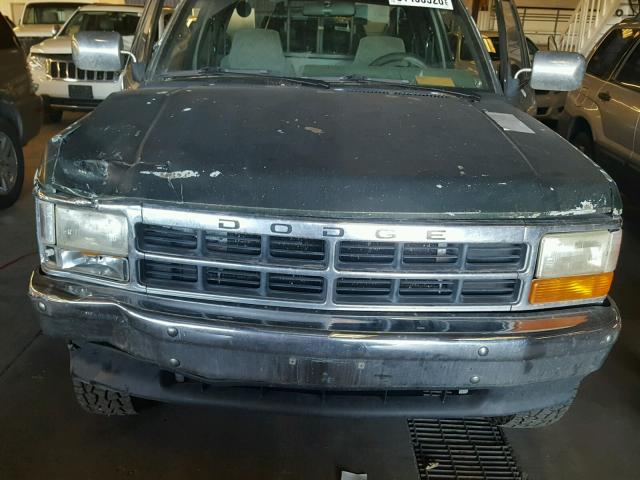 1B7GG23Y8TS686014 - 1996 DODGE DAKOTA GREEN photo 7