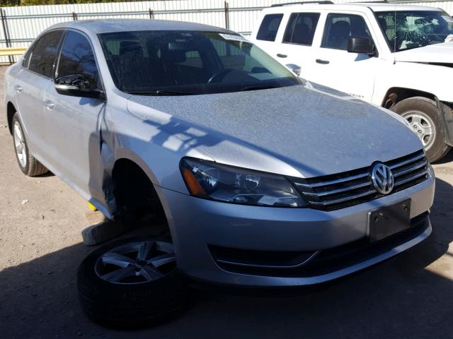 1VWBP7A31DC086992 - 2013 VOLKSWAGEN PASSAT SE SILVER photo 1