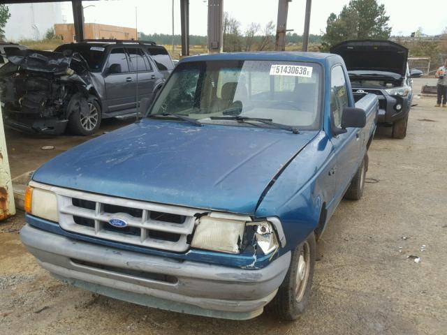 1FTCR10A6RUC31850 - 1994 FORD RANGER BLUE photo 2