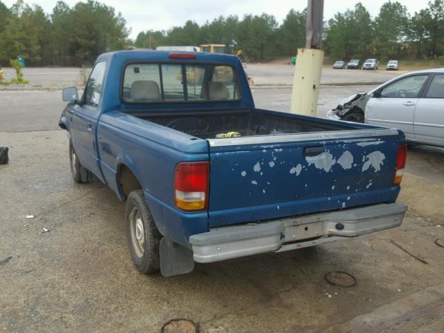 1FTCR10A6RUC31850 - 1994 FORD RANGER BLUE photo 3