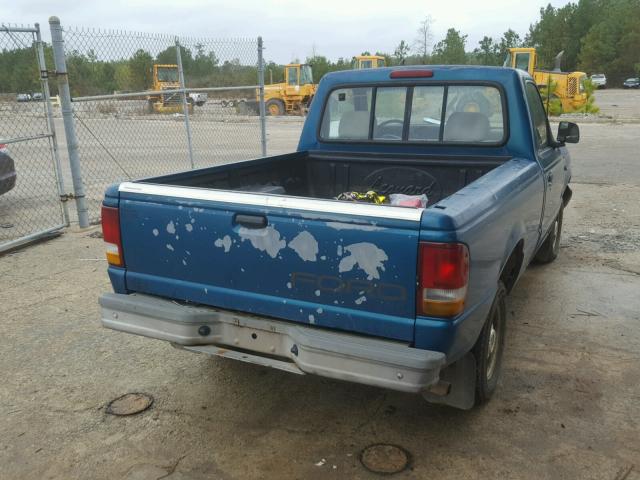 1FTCR10A6RUC31850 - 1994 FORD RANGER BLUE photo 4