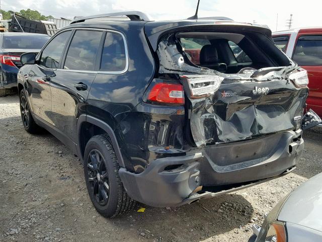 1C4PJLLB3JD554041 - 2018 JEEP CHEROKEE L BLACK photo 3