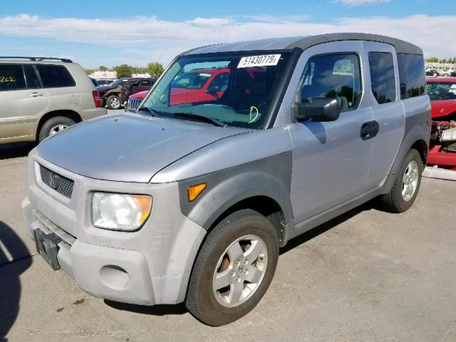 5J6YH28583L016046 - 2003 HONDA ELEMENT EX SILVER photo 2