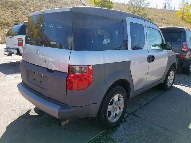 5J6YH28583L016046 - 2003 HONDA ELEMENT EX SILVER photo 4