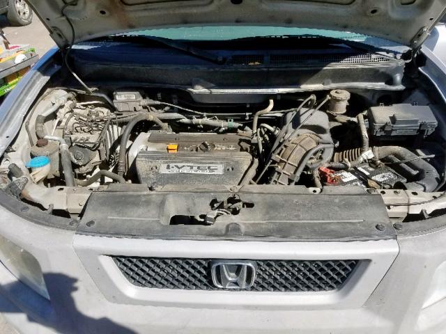 5J6YH28583L016046 - 2003 HONDA ELEMENT EX SILVER photo 7