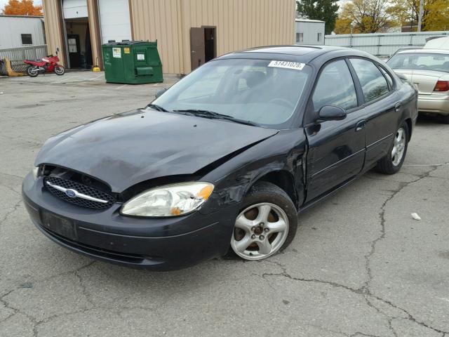 1FAFP55S12G103246 - 2002 FORD TAURUS SES BLACK photo 2