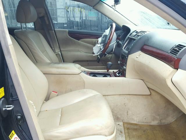 JTHGL46F375004435 - 2007 LEXUS LS 460L BLUE photo 5